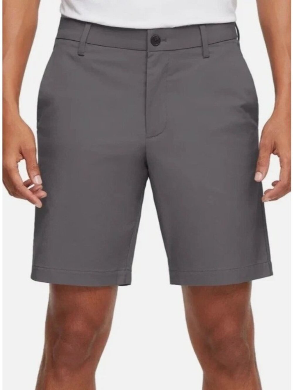 NWT Banana Republic Men's 40 Gray Stretch Chino Shorts